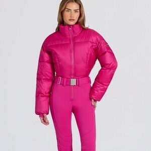 BO+tee magenta PINK SKI SUIT